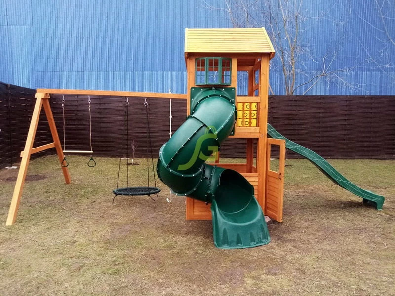 Площадка IgraGrad Клубный домик с трубой_6